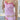 PINK GINGHAM PAJAMA SET FABRIC TEXTURE