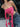 PINK HALTER CROP TOP WITH SHELL ACCENTS - PINK Y2K RUFFLE