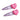 PINK HEART HAIR CLIPS SET FOR GIRLS AND WOMEN