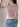 PINK HEART LACE TRIM SQUARE NECK COLOR BLOCK TOP