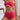 PINK HEART LINGERIE SET DROP WAIST MEDIUM SUPPORT