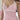 PINK LACE HALTER TOP SLIM FIT HALTERNECK