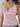 PINK LACE HALTER TOP SLIM FIT HALTERNECK