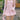 PINK LONG-SLEEVED DRESS SLIM MINI DRESS