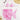 PINK MARBLE SWIMSUIT SARONG SET RANDOM PRINT ELASTANE FABRIC