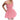 PINK MINI DRESS BOW-TIE SHOULDER STRAPS FLARED SKIRT