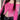 PINK OFF-THE-SHOULDER Y2K RIBBED CARDIGAN WITH FLARED SLEEVES