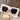 PINK OVERSIZED SUNGLASSES WITH CAT EYE DECORATIVE DETAIL