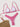 PINK PATTERNED BIKINI SET HIGH STRETCH FABRIC TEXTURE