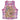 PINK PLAID CROP TOP WITH TEDDY BEAR GRAPHIC WOMEN'S FASHION