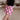 PINK PLAID MINI SKIRT WITH BLACK BELT FOR WOMEN