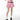 PINK PLAID PLEATED MINI SKIRT WITH STAR BELT