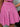 PINK PLEATED SKIRT SHINY MICRO ELASTICITY FIT