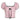 PINK PUFF-SLEEVED CROP TOP WITH BLACK TRIM FOR WOMEN
