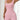 PINK RIBBED ROMPER WITH LACE TRIM SLIM FIT JUMPSUIT