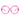 PINK ROUND EYEGLASSES STYLISH ACCESSORY FOR VISION CORRECTION