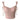 PINK RUCHED CROP TOP WITH TIE STRAPS FOR WOMEN