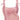 PINK SATIN FISHBONE BUSTIER TOP ELEGANT SOLID FISHBONE