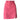 PINK SLIT KNEE-LENGTH SKIRT MODERN DESIGN