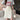 PINK SLIT KNEE-LENGTH SKIRT MODERN DESIGN