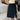 PINK SLIT KNEE-LENGTH SKIRT MODERN DESIGN