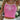 PINK TANK TOP WITH WHITE TRIM AND LETTUCE EDGE DESIGN
