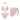 PINK TEXTURED BIKINI SET WITH SARONG ELASTANE FABRIC