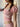PINK TWO-PIECE SKIRT SET VINTAGE HOLIDAY DRESS
