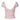 PINK V-NECK TOP PURE FLIRTING LOW FOR BUST MEASUREMENTS