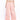 PINK WIDE LEG TROUSERS ADJUSTABLE RUCHED TIES