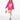 PINK Y2K HOODIE WITH GRAFFITI STAR PRINT