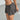 PINSTRIPE MINI SKIRT: REFINED APPEARANCE STRIPE PATTERN