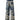 PIXELATED WIDE LEG DENIM PANTS