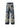 PIXELATED WIDE LEG DENIM PANTS