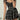 PLAID MINI DRESS WITH SHEER SLEEVES BLACK Y2K CHECKERED DESIGN