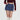 PLAID MINI SKIRT: BLUE BROWN CLASS PLAID MINI