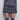 PLAID PLEATED SKIRT DARK ACADEMIA GRAY BLACK