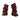 PLATFORM SHOES WITH BROWN LEG WARMERS SET FOR FASHION STYLING