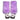 PLATFORM SHOES WITH LAVENDER FAUX FUR Y2K FUZZY LEG WARMERS