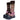 PLATFORM SHOES WITH STAR GIRL STRIPED LEG WARMERS