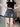 PLEATED COTTON BLEND SHORTS SHORT LENGTH