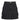 PLEATED DENIM MINI SKIRT IN BLACK - DURABLE DENIM FASHION PIECE