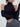 PLEATED MINI SKIRT BLACK TOP OUTFIT HIGH NECK