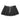 PLEATED MINI SKIRT CONTRAST LACE UNDERSKIRT