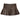PLEATED MINI VEGAN LEATHER SKIRT ONYX