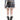 PLEATED VEGAN LEATHER LACE MINI SKIRT