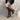 POINTED TOE STILETTO MID HEEL SLIP-ON SHOES