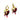 POISON DROP HEART EARRINGS WITH GOLD DRIPPING ACCENTS