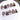 PRESS-ON NAILS BLACK FAIR Y2K SPACE 10PCS