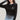 PRINTED COTTON PULLOVER TOP FOR SPRING FALL
